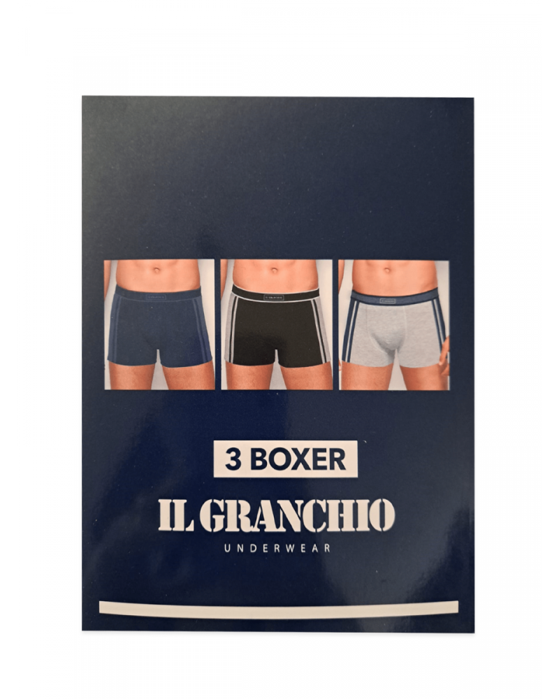 Boxer Uomo Il Granchio GB 105 | Parigamba in Cotone bielastico