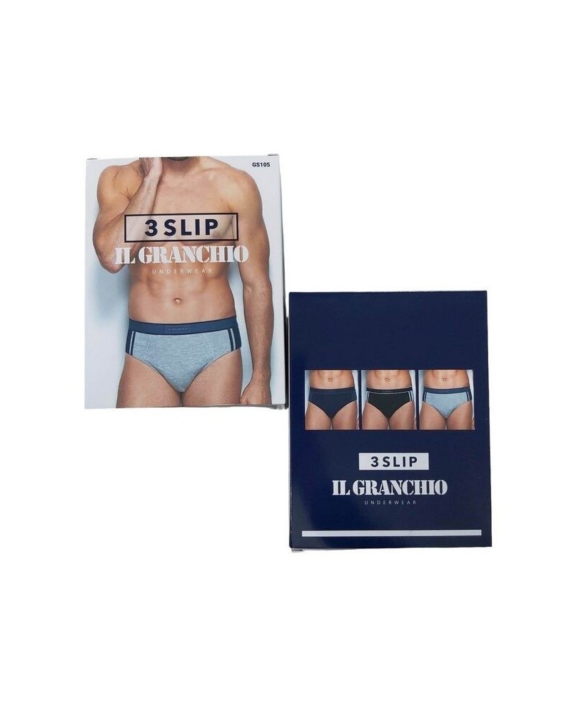 Slip Uomo Il Granchio GS 105 | Cotone Bielastico | Elastico Esterno