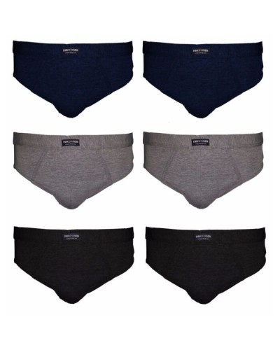 Acquista gli slip uomo Enrico Coveri art. ES1002. Realizzati in morbido cotone elasticizzato con elastico interno rivestito per