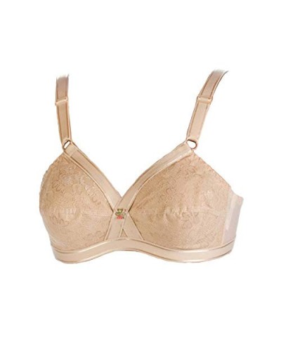 GIOS Reggiseno Classico Cris-Cot - Incrociato in Pizzo e Cotone