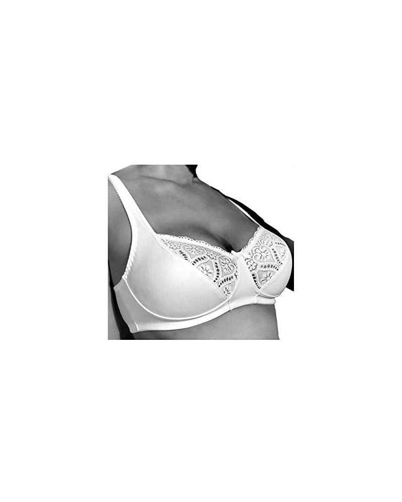 Reggiseno Gios Art. 974 - Senza Ferretto in Cotone e Pizzo - Linea Morbida Eleganza