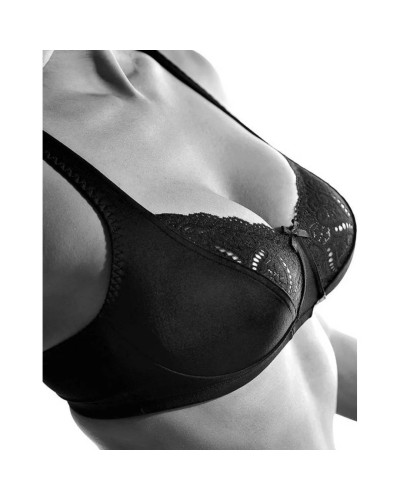 Reggiseno Gios Art. 974 - Senza Ferretto in Cotone e Pizzo - Linea Morbida Eleganza