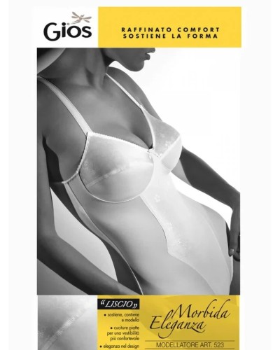 Body Modellatore Gios Art. 523 Linea Morbida Eleganza - Senza Ferretto