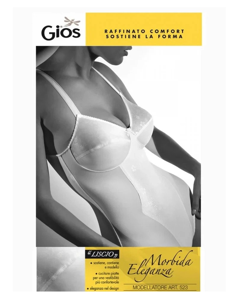 Body Modellatore Gios Art. 523 Linea Morbida Eleganza - Senza Ferretto