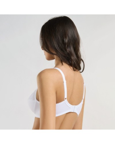 Reggiseno Spiman 289 Senza Ferretto - Contenitivo in Microfibra e Pizzo con Coppe in Cotone