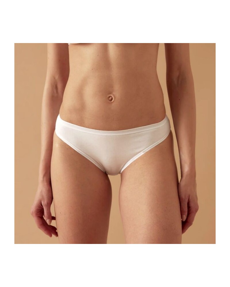 12 Slip Donna Jadea Art. 7000 in Cotone Bielastico - Modello a Vita Bassa