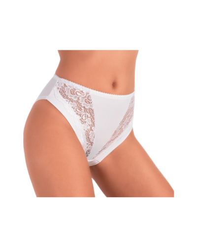 6 Slip Donna Midi Jadea Art. 788 in Cotone Modal con Inserti in Pizzo