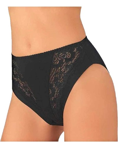 6 Slip Donna Midi Jadea Art. 788 in Cotone Modal con Inserti in Pizzo