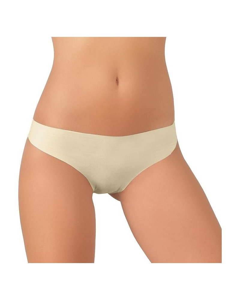 Jadea 8000 6 Slip Donna Taglio Laser in Cotone Elasticizzato - Invisibile e Senza Cuciture