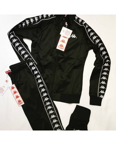 Tuta Kappa Uomo 8031T0018.351V5W Nero Verde – Sportiva e Comoda