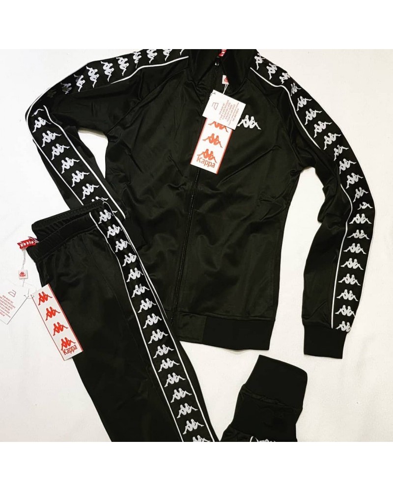 Tuta Kappa Uomo 8031T0018.351V5W Nero Verde – Sportiva e Comoda