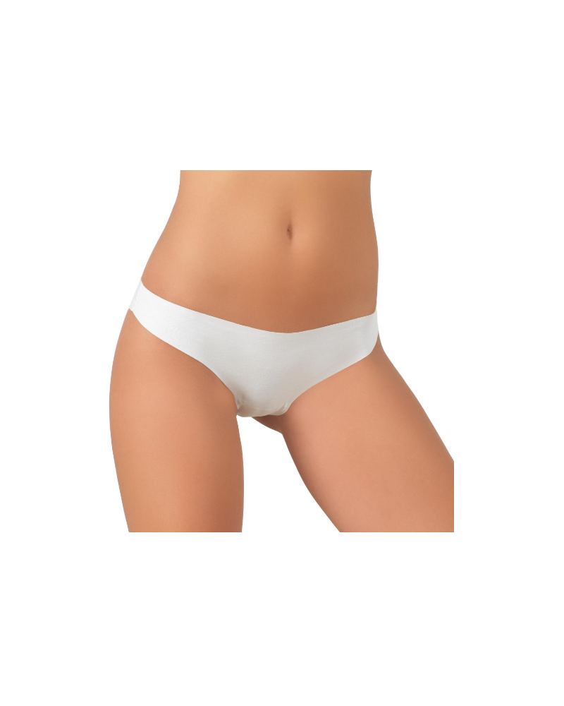 Jadea 8001 6 Brasiliana Donna Taglio Laser in Cotone Elasticizzato - Invisibile e Senza Cuciture