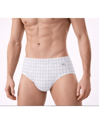 6 Slip Uomo Ciellegi 1501 in Cotone Makò Mercerizzato | Bianco misure 7/8