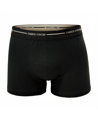 6 Boxer Uomo Enrico Coveri EB1000 in Cotone Bielastico con Elastico Esterno - COLORI ASSORTITI - EAN 8055270002324