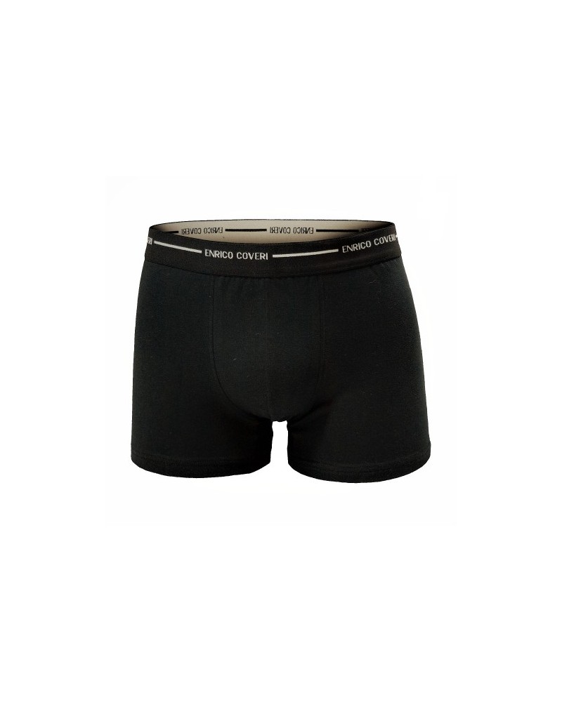 6 Boxer Uomo Enrico Coveri EB1000 in Cotone Bielastico con Elastico Esterno - COLORI ASSORTITI - EAN 8055270002324