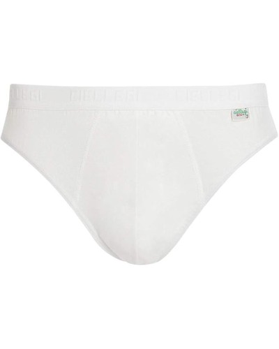 6 Slip Uomo Ciellegi Zeus Bianco in Filo di Scozia Misure 7/8