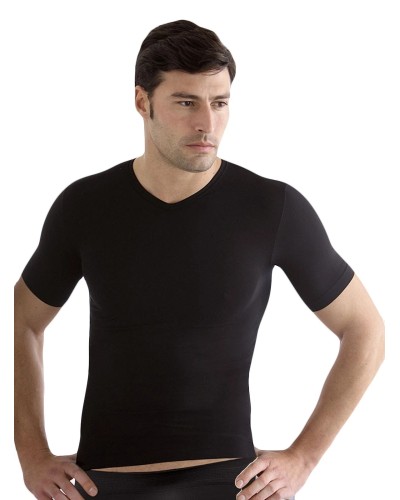 T-Shirt Uomo Scollo a V Intimidea 200023 in Microfibra Seamless