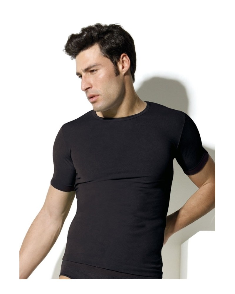 T-shirt Uomo Girocollo Intimidea 200042 in Microfibra Seamless