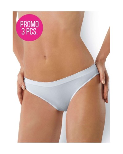 Intimidea Confezione 3 Slip Donna Vita Bassa 310284 in Microfibra Senza Cuciture