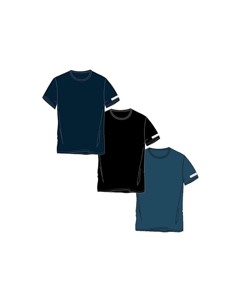 3 T-Shirt Uomo Navigare 516 | Girocollo in Cotone Bianco e Colorato Misure 3/4/5/6/7
