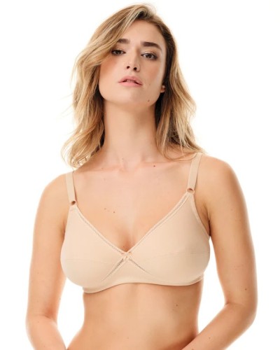Reggiseno Incrociato Senza Ferretto Spiman Articolo Mira in Cotone Elastico