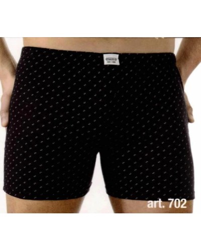 6 Boxer Uomo Diquattro Articolo 702 Cotone Stampato Colorato Assortito