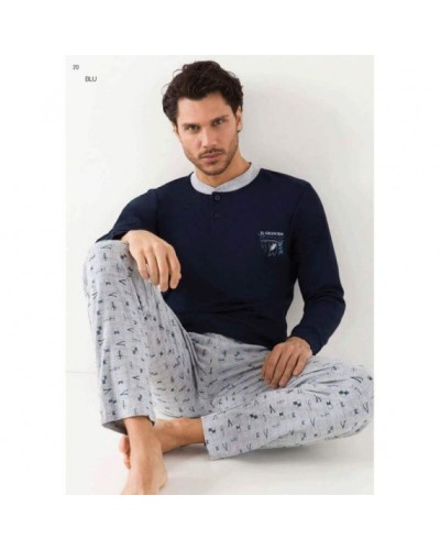 Pigiama uomo Il Granchio GP1129 in cotone
