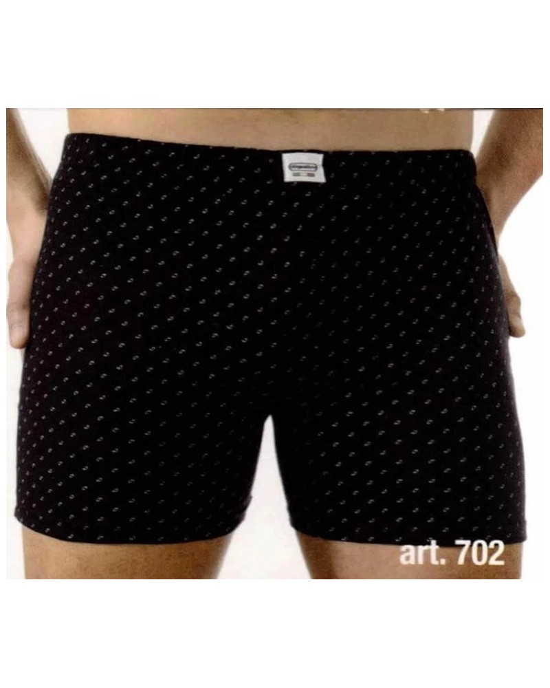 6 Boxer Uomo Diquattro Articolo 702/C Cotone Stampato Colorato Assortito