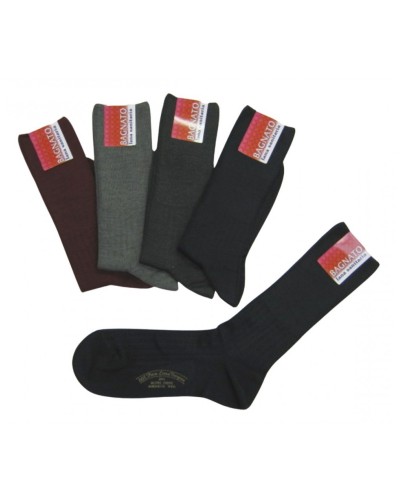 6 Calzini Uomo Corto Filo di Scozia Bagnato Art. 831/C - COLORI FRANCESI, BIANCO, PASTELLO, NERO E BLU