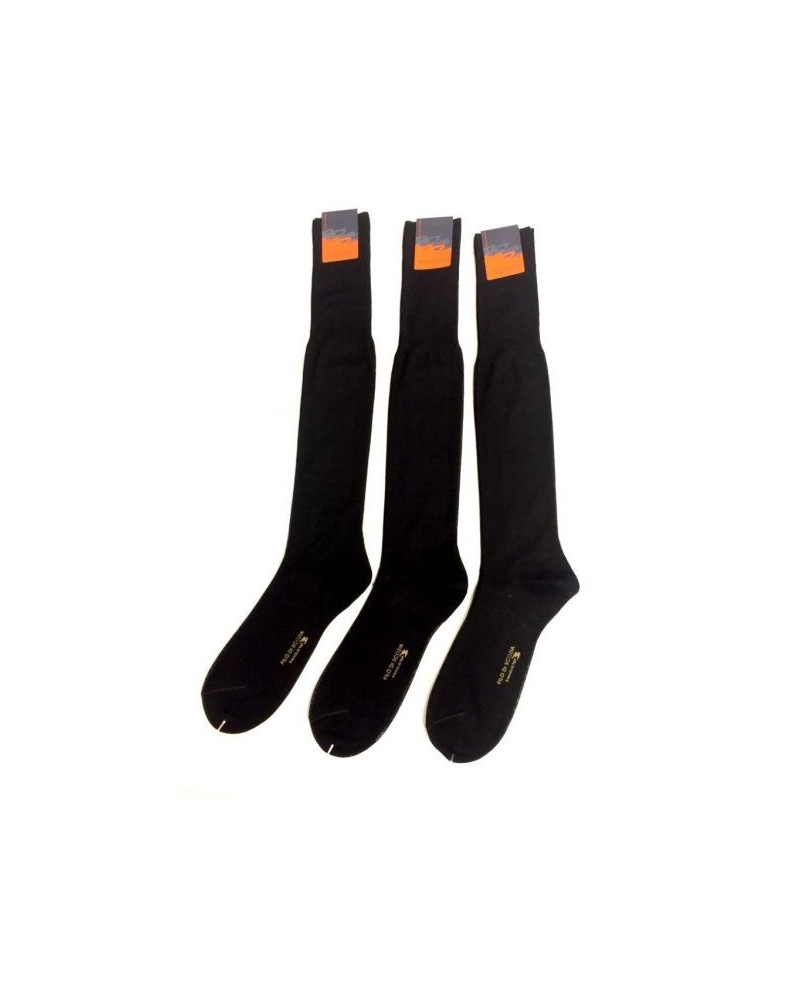 6 Calzini Uomo Lunghi Filo di Scozia Bagnato Art. 911/L - COLORI FRANCESI - BIANCO - PASTELLO - NERO - BLU