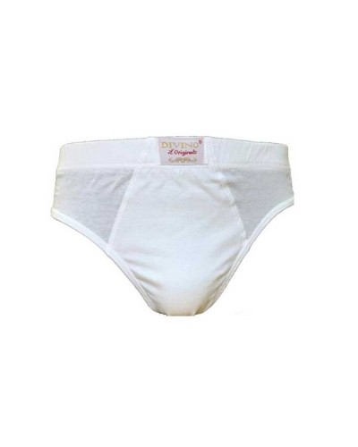 6 Slip Uomo Divino Art. 74 in Cotone - Taglie Forti e Calibrate 12, 14, 16