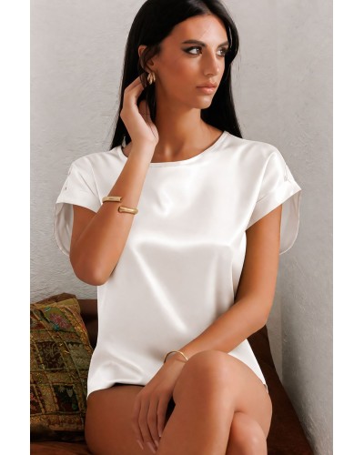 T-shirt Donna Love in Satin | Articolo 75697 - Stile Casual ed Esclusivo