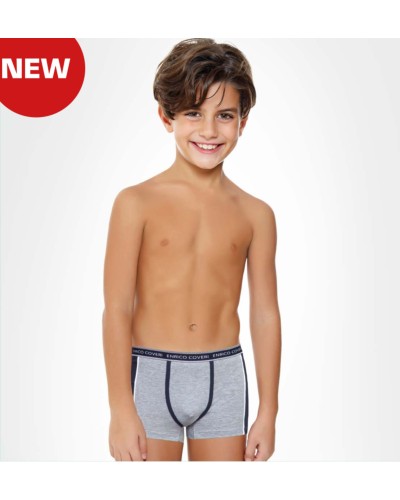 6 Boxer Bambino/Ragazzo Enrico Coveri Kids Art. EB4003 in Cotone Elasticizzato
