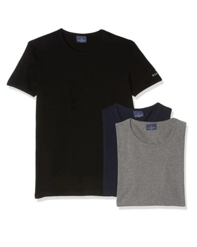 3 Maglia Intima Uomo Navigare 111  Caldo Cotone Girocollo Mezza Manica