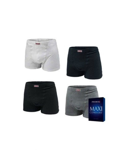 4 Boxer Uomo Calibrato Primal Art. 3211 – Linea Maxi Comfort in Cotone Elasticizzato