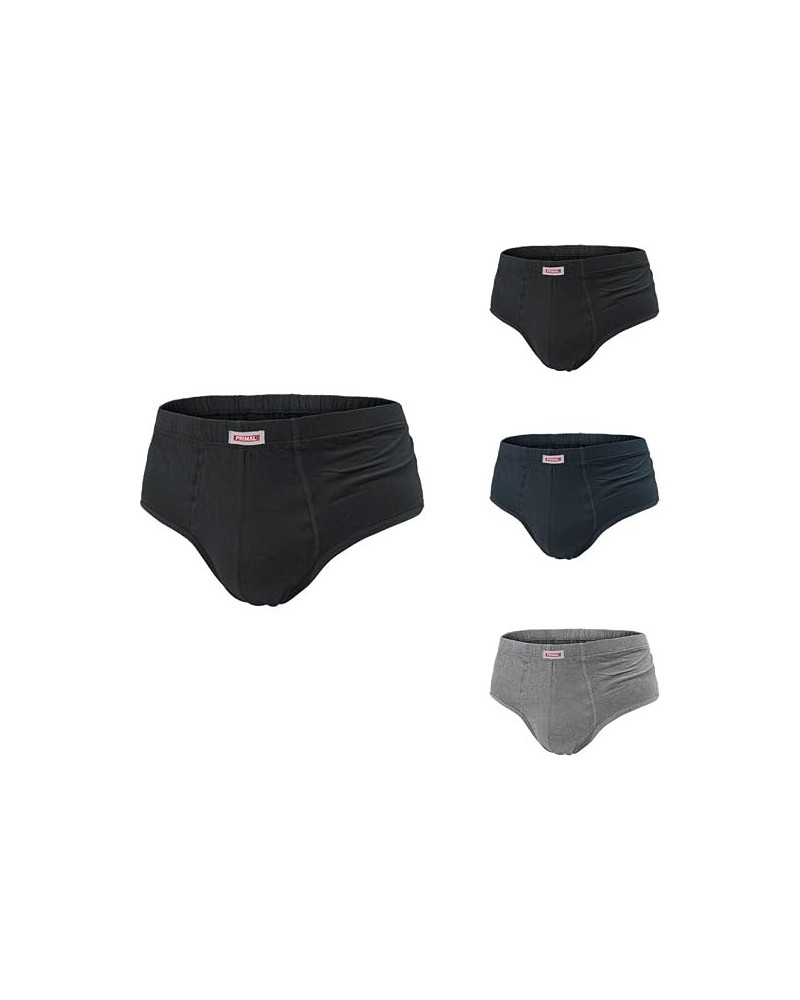 4 Slip Uomo Calibrato Primal Art. 2211 – Linea Maxi Comfort in Cotone Elasticizzato Bielastico