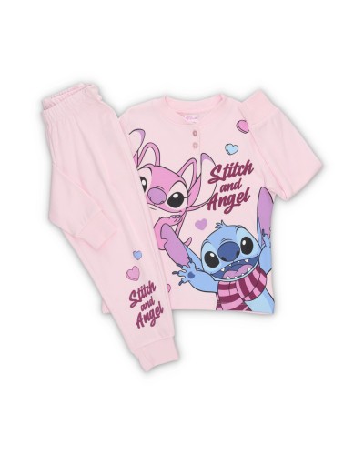 Pigiama Bambina Stitch Caldo Cotone Sabor DY50L8959 | Autunno Inverno