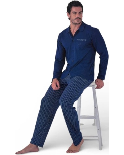 Pigiama Uomo Navigare 141981 | Jersey di Cotone