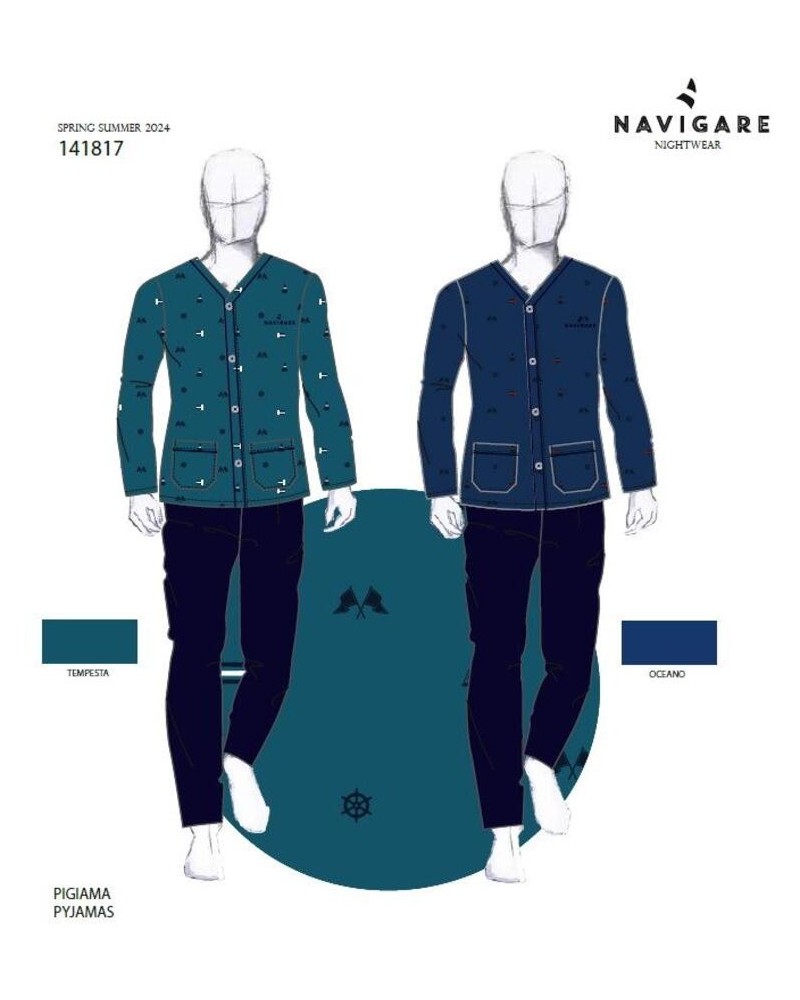 Pigiama Uomo Navigare 141817