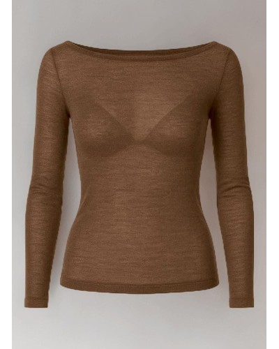 Maglia Donna Manica Lunga in Cashmere Jadea 4064 – Scollo a Barca