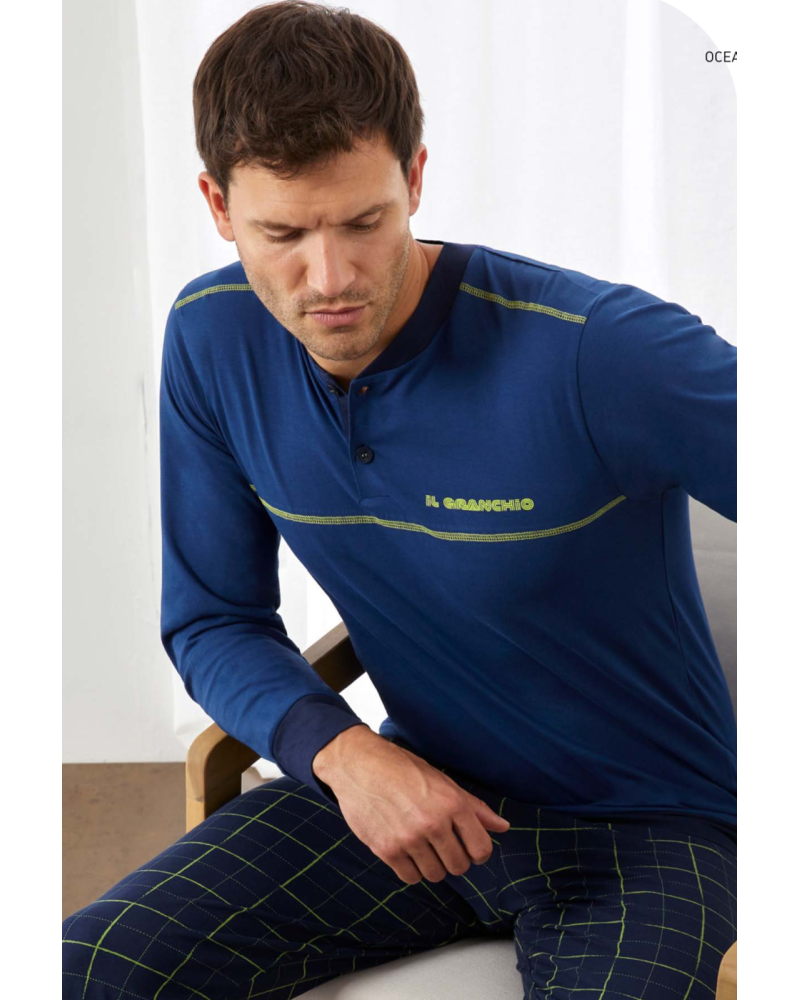 Pigiama Uomo Il Granchio GP 1141 | Jersey di Cotone