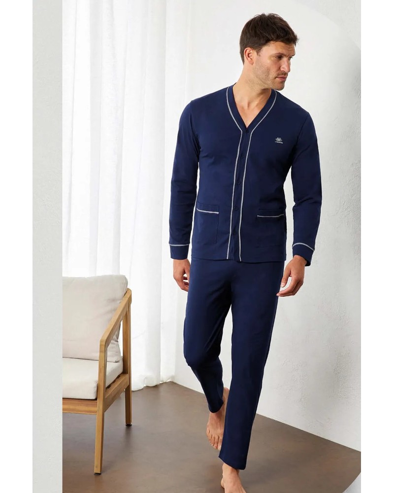 Pigiama Uomo Il Granchio GP 1150 AC | Giacca Aperta | CALIBRATO