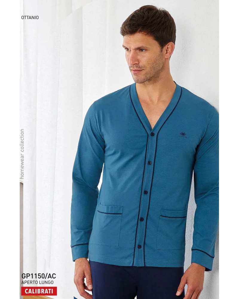 Pigiama Uomo Il Granchio GP 1150 AC | Giacca Aperta | CALIBRATO